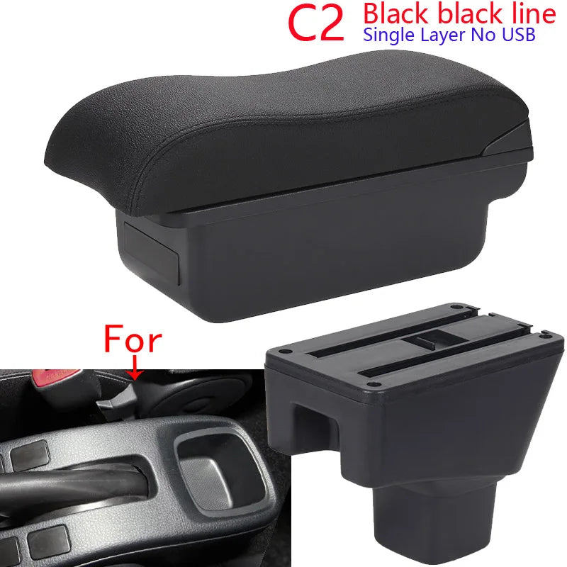 Accoudoir Suzuki SX4 avec Rangement et Ports USB - détail du montage - Becquet Voiture