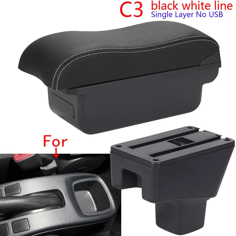 Accoudoir Suzuki SX4 avec Rangement et Ports USB - en situation - Becquet Voiture