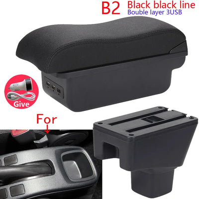 Accoudoir Suzuki SX4 avec Rangement et Ports USB - vue rapprochée - Becquet Voiture