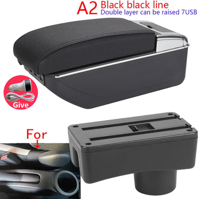Accoudoir Toyota Aygo X Boîte de Rangement - vue de profil 2 - Becquet Voiture