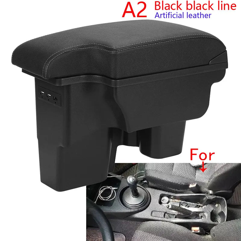 Accoudoir Toyota Hilux avec Rangement et Chargeur USB - détail du montage - Becquet Voiture