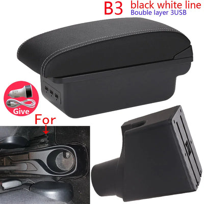Accoudoir Toyota Yaris Hybride 2015-2023 — Boîte de Rangement - en situation - Becquet Voiture