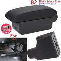Accoudoir Toyota Yaris Hybride 2015-2023 — Boîte de Rangement - vue de dessus - Becquet Voiture