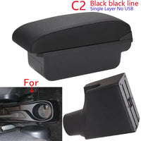 Accoudoir Toyota Yaris Hybride 2015-2023 — Boîte de Rangement - vue de profil 2 - Becquet Voiture