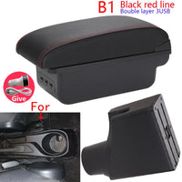Accoudoir Toyota Yaris Hybride 2015-2023 — Boîte de Rangement - vue rapprochée - Becquet Voiture