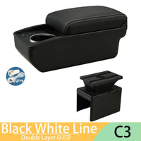 Accoudoir Universel Voiture avec Porte-Gobelet et Rangement - en situation - Becquet Voiture
