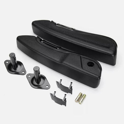 Accoudoir Universel Voiture Réglable Cuir PU (Kit 2 Pièces) - installé sur véhicule - Becquet Voiture