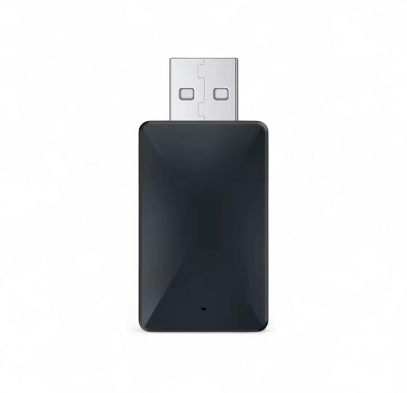 Adaptateur sans fil CarPlay Android Auto USB - vue de face - Becquet Voiture