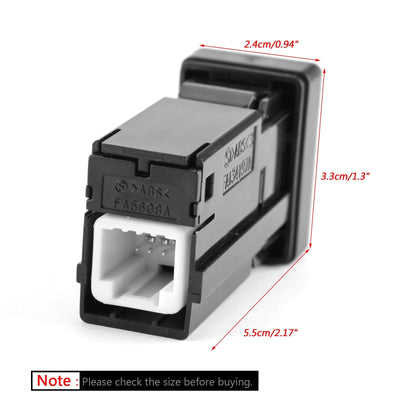 Adaptateur Stéréo Auxiliaire Toyota Corolla Tacoma Camry 86190-02010 - vue de profil - Becquet Voiture