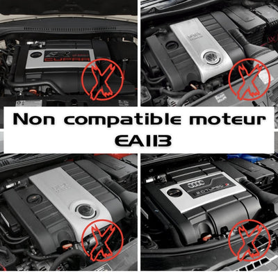 Admission Air Directe 1.8T 2.0T EA888.2 Audi Golf 6 - vue arrière - Becquet Voiture