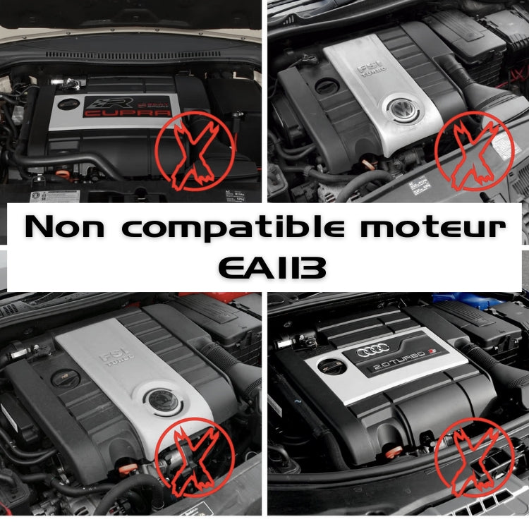 Direktaufluft 1.8T 2.0T EA888.2 Audi Golf 6 - Rückansicht - Becquet Voiture