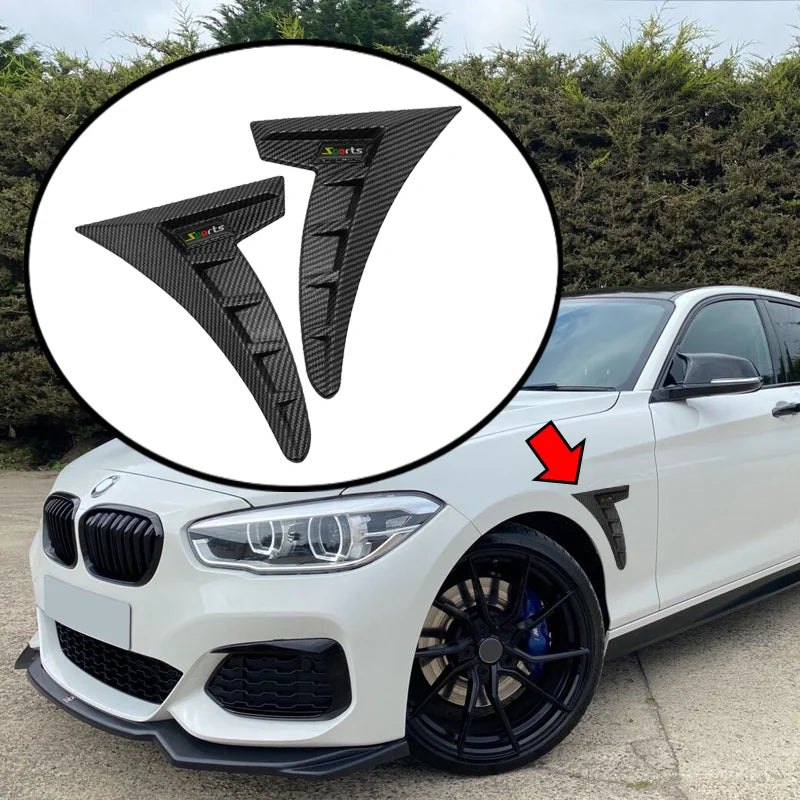 Aérateurs Ailes BMW E90 E46 F20 E92 G20 Tuning 4x4 - vue de face - Becquet Voiture