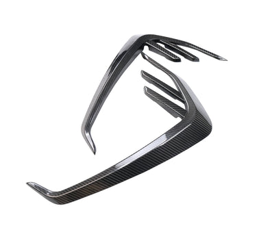 Aérations Ailes CFA Fibre Carbone BMW G80 G82 - vue de face - Becquet Voiture