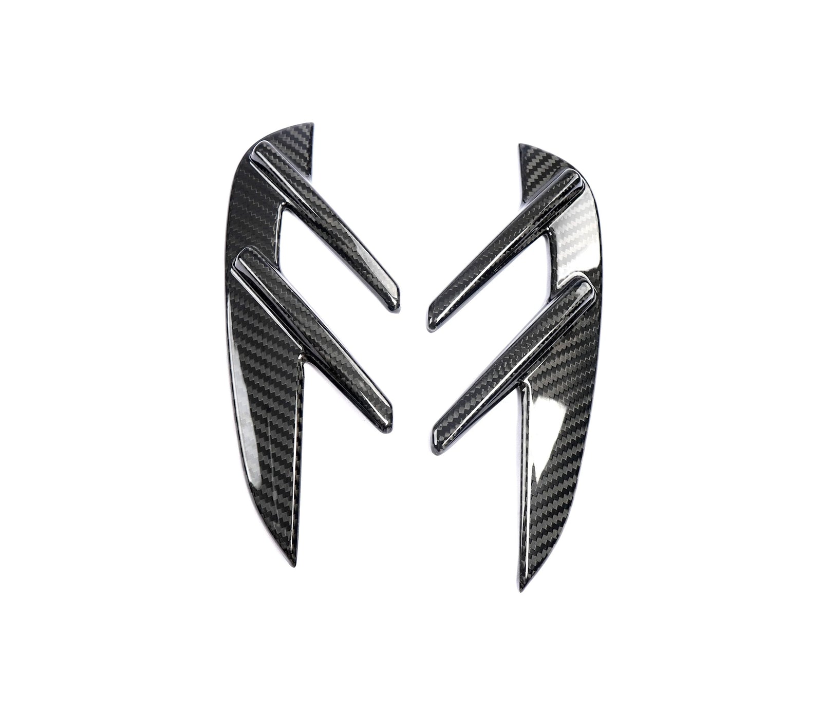 Aérations Ailes Fibre Carbone BMW G80 G82 - vue de face - Becquet Voiture