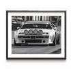 Affiche Noir Et Blanc Vintage BMW M1 Procar