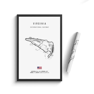 Affiche toile circuits F1 Le Mans Nürburgring Spa Monaco - installé sur véhicule 4 - Becquet Voiture