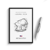 Canvas poster F1 circuits Le Mans Nürburgring Spa Monaco - studio packshot 3 - Becquet Voiture