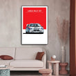 Affiche toile Lancia 037 Groupe B rallye vintage murale