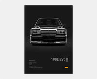 Affiches Voitures Murales Mercedes AMG 30x40cm 40x60cm 50x70cm - installé sur véhicule 2 - Becquet Voiture