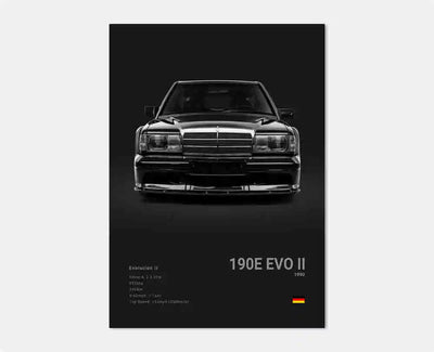Affiches Voitures Murales Mercedes AMG 30x40cm 40x60cm 50x70cm - installé sur véhicule 2 - Becquet Voiture