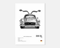 Affiches Voitures Murales Mercedes AMG 30x40cm 40x60cm 50x70cm - packshot studio 2 - Becquet Voiture
