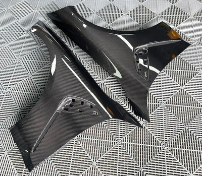 Aile Avant Fibre Carbone BMW G80 G81 M3 - vue de profil - Becquet Voiture
