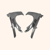 Carbon Fiber Vented Front Fender Infiniti Q50 V37 EPA Type - fitted on vehicle - Becquet Voiture