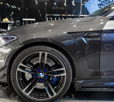 Aile KB Carbone Sèche BMW M2 F87 - vue de profil - Becquet Voiture