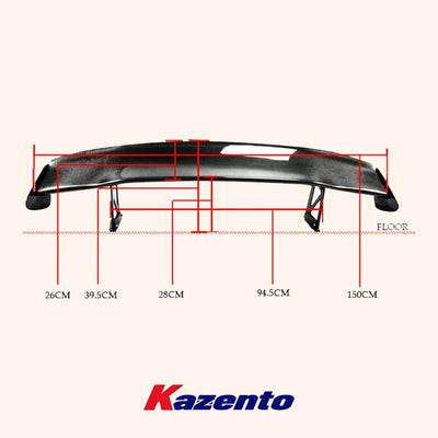 Aileron Arrière Carbone Honda S2000 - installé sur véhicule - Becquet Voiture