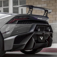 Heckflügel Carbon Lamborghini Huracan LP580 LP610 - Rückansicht - Becquet Voiture