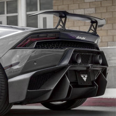 Aileron Arriere Carbone Lamborghini Huracan LP580 LP610 - vue arrière - Becquet Voiture