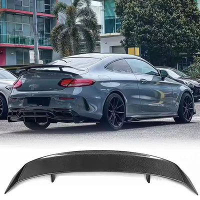 Aileron Arrière Carbone Mercedes Classe C C205 C63 2015-2023 - installé sur véhicule - Becquet Voiture