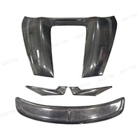 Aileron Arrière Carbone Porsche 718 987 981 - vue de profil - Becquet Voiture
