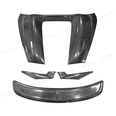 Aileron Arrière Carbone Porsche 718 987 981 - vue de profil - Becquet Voiture