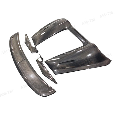 Aileron Arrière Carbone Porsche 718 987 981 - vue de trois-quarts - Becquet Voiture