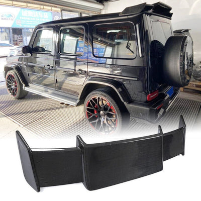 Aileron Arriere Carbone Style Brabus Mercedes Classe G - détail du montage - Becquet Voiture