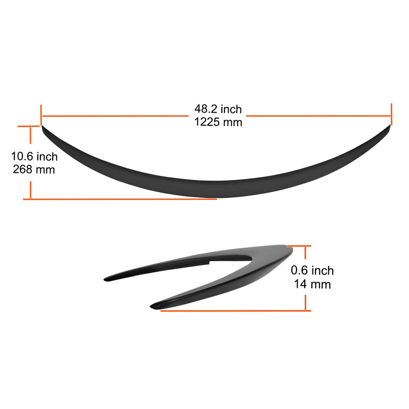 Aileron Arrière GT Wing Toyota Camry 2018-2023 - détail du montage - Becquet Voiture