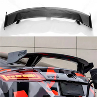 Aileron Audi TT RS MK3 fibre de carbone - vue de profil - Becquet Voiture