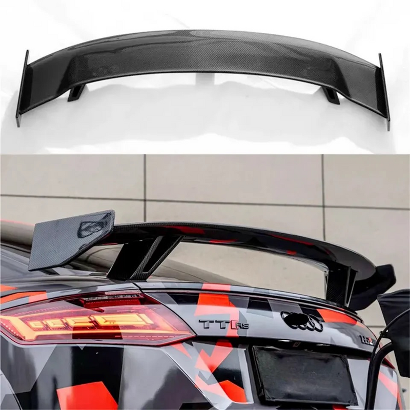 Aileron Audi TT RS MK3 fibre de carbone - vue de profil - Becquet Voiture