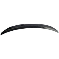 Gloss Black M Performance Trunk Spoiler BMW - three-quarter view - Becquet Voiture