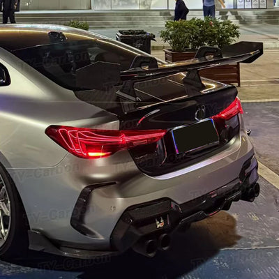 Aileron Carbone BMW M2 M3 M4 Série 3 4 5 - vue de trois-quarts - Becquet Voiture