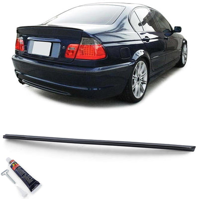 Aileron coffre M Performance BMW E46 noir brillant 1998-2005 - vue de profil - Becquet Voiture