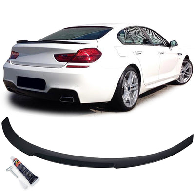 Aileron coffre M Performance noir brillant BMW Série 6 F06 F12 F13 2012-2018 - vue de profil - Becquet Voiture
