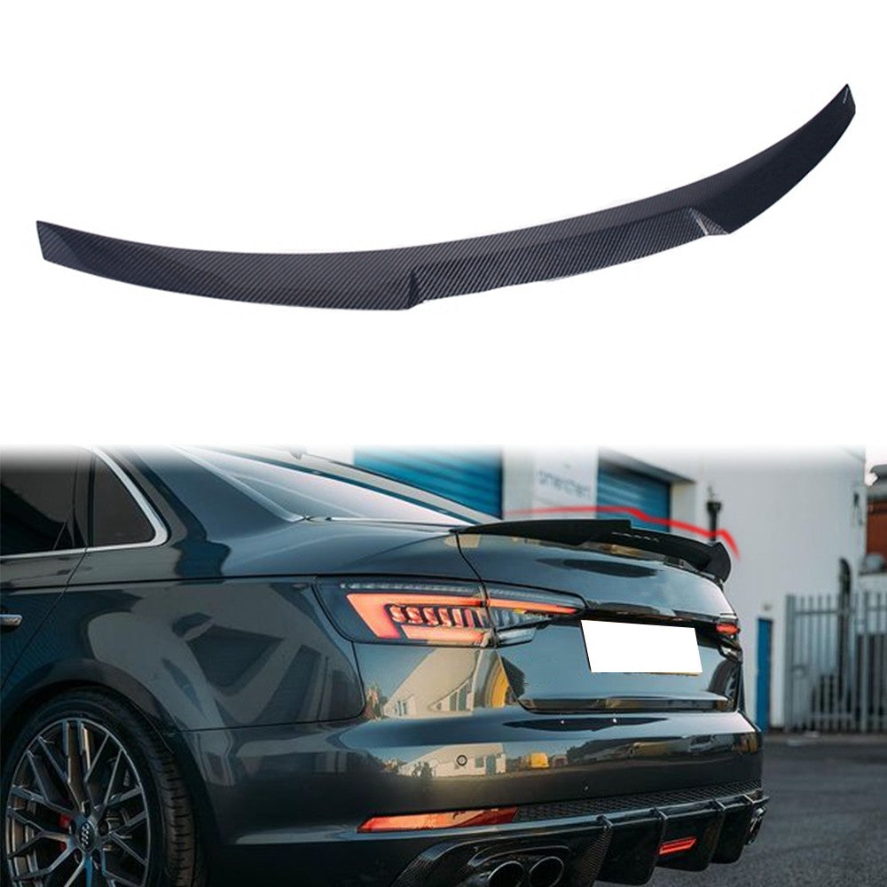 Aileron de coffre Audi A4 S4 S line B9 (2017-2020) - vue de face - Becquet Voiture