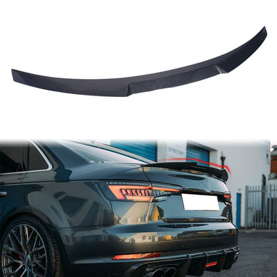 Aileron de coffre Audi A4 S4 S line B9 (2017-2020) - vue de face - Becquet Voiture