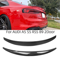 Aileron de coffre Audi A5 S5 RS5 B9 en carbone (2017-2023) - vue arrière - Becquet Voiture