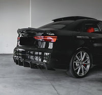 Aileron De Coffre Becquet Audi A3 S3 RS3 8V Berline - vue de profil - Becquet Voiture