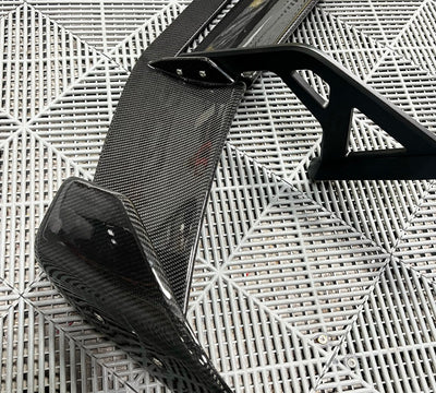 Aileron Fibre Carbone BMW G80 G82 Style AD - vue arrière - Becquet Voiture