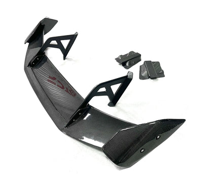 Aileron Fibre Carbone BMW G80 G82 Style AD - vue de profil - Becquet Voiture