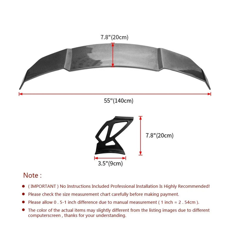 Aileron voiture universel tuning - packshot studio - Becquet Voiture